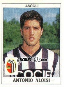 Sticker Antonio Aloisi - Calciatori 1989-1990 n. 8 - Panini