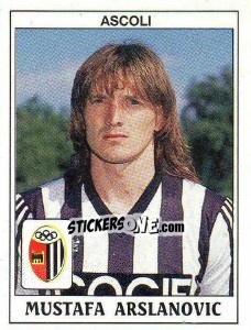 Sticker Mustafa Arslanovic - Calciatori 1989-1990 n. 9 - Panini