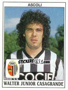 Sticker Walter  Junior Casagrande - Calciatori 1989-1990 n. 14 - Panini