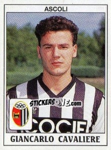 Cromo Carlo Cavaliere - Calciatori 1989-1990 - Panini