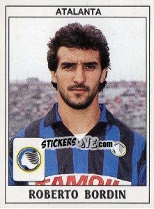 Cromo Roberto Bordin - Calciatori 1989-1990 - Panini