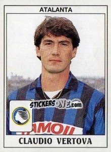 Sticker Claudio Vertova - Calciatori 1989-1990 - Panini