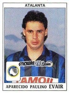 Cromo Aparecido Paulino Evair - Calciatori 1989-1990 - Panini