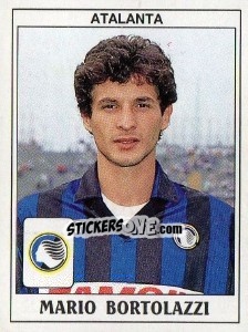 Sticker Mario Bortolazzi - Calciatori 1989-1990 - Panini