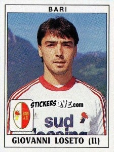 Sticker Giovanni Loseto - Calciatori 1989-1990 - Panini