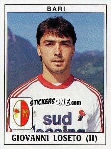 Sticker Giovanni Loseto - Calciatori 1989-1990 n. 43 - Panini