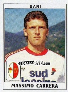 Sticker Massimo Carrera - Calciatori 1989-1990 - Panini