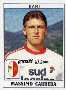 Sticker Massimo Carrera - Calciatori 1989-1990 n. 44 - Panini