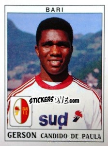 Figurina Gerson Candido De Paula - Calciatori 1989-1990 n. 49 - Panini
