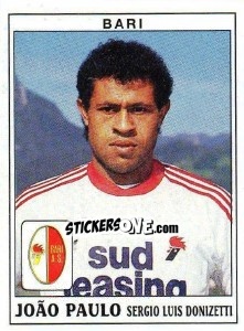 Cromo João Paulo Sergio Luis Donizetti - Calciatori 1989-1990 - Panini
