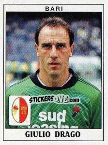 Sticker Giulio Drago - Calciatori 1989-1990 n. 53 - Panini