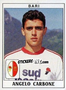 Sticker Angelo Carbone - Calciatori 1989-1990 n. 54 - Panini