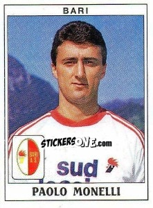 Cromo Paolo Monelli - Calciatori 1989-1990 - Panini