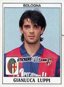 Sticker Gianluca Luppi - Calciatori 1989-1990 n. 62 - Panini