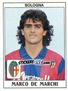 Figurina Marco De Marchi - Calciatori 1989-1990 - Panini