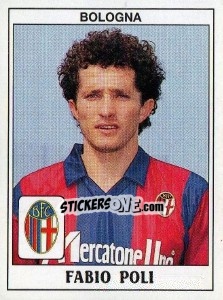Sticker Fabio Poli - Calciatori 1989-1990 n. 67 - Panini