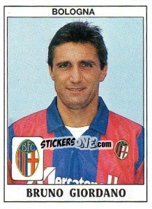 Cromo Bruno Giordano - Calciatori 1989-1990 - Panini