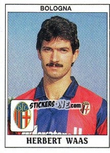 Figurina Herbert Waas - Calciatori 1989-1990 - Panini