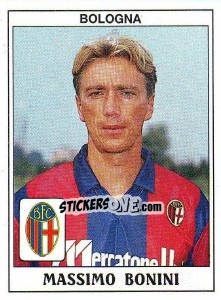 Sticker Massimo Bonini - Calciatori 1989-1990 n. 75 - Panini