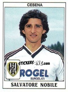 Sticker Salvatore Nobile - Calciatori 1989-1990 n. 82 - Panini