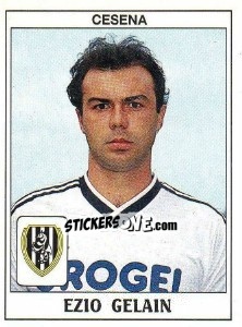Sticker Ezio Gelain - Calciatori 1989-1990 - Panini