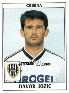 Sticker Davor Jozic - Calciatori 1989-1990 - Panini