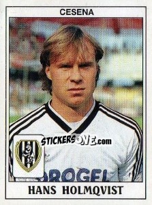 Figurina Hans Holmqvist - Calciatori 1989-1990 - Panini
