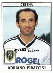 Sticker Adriano Piraccini - Calciatori 1989-1990 n. 87 - Panini