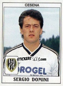 Sticker Sergio Domini - Calciatori 1989-1990 - Panini