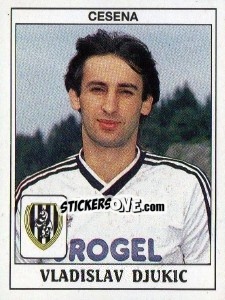 Sticker Vladislav Djukic - Calciatori 1989-1990 - Panini