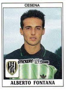 Cromo Alberto Fontana - Calciatori 1989-1990 n. 91 - Panini