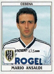 Sticker Mario Ansaldi - Calciatori 1989-1990 - Panini