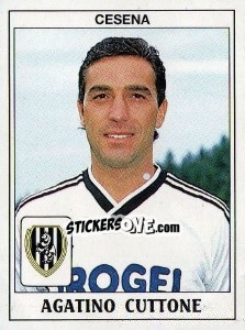 Sticker Agatino Cuttone - Calciatori 1989-1990 - Panini