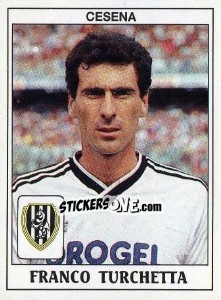 Sticker Franco Turchetta - Calciatori 1989-1990 n. 95 - Panini