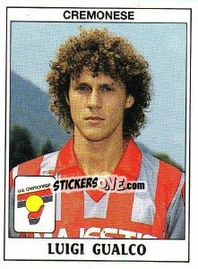 Sticker Luigi Gualco - Calciatori 1989-1990 n. 100 - Panini