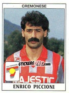 Sticker Enrico Piccioni - Calciatori 1989-1990 - Panini