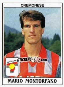 Sticker Mario Montorfano - Calciatori 1989-1990 - Panini