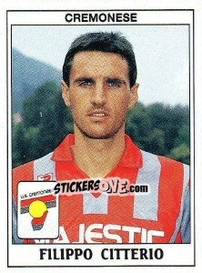 Sticker Filippo Citterio - Calciatori 1989-1990 - Panini