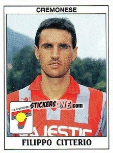 Sticker Filippo Citterio - Calciatori 1989-1990 n. 104 - Panini