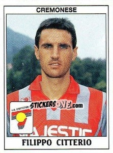 Figurina Filippo Citterio - Calciatori 1989-1990 - Panini