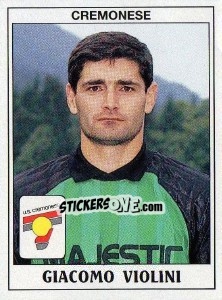 Sticker Giacomo Violini - Calciatori 1989-1990 n. 110 - Panini