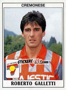 Sticker Roberto Galletti - Calciatori 1989-1990 - Panini