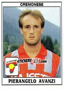 Figurina Pierangelo Avanzi - Calciatori 1989-1990 - Panini