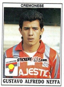 Figurina Gustavo Alfredo Neffa - Calciatori 1989-1990 - Panini