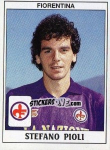 Sticker Stefano Pioli - Calciatori 1989-1990 n. 119 - Panini