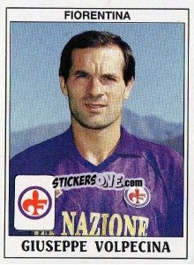 Cromo Giuseppe Volpecina - Calciatori 1989-1990 - Panini