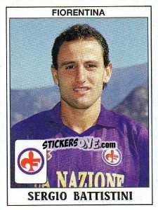 Sticker Sergio Battistini - Calciatori 1989-1990 - Panini