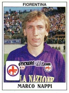 Sticker Marco Nappi - Calciatori 1989-1990 n. 124 - Panini