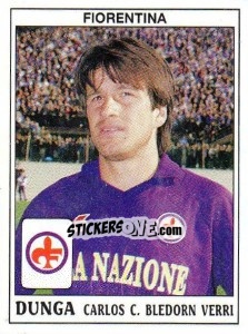 Sticker Dunga Carlos C. Bledorn Verri - Calciatori 1989-1990 - Panini