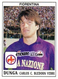 Sticker Dunga Carlos C. Bledorn Verri - Calciatori 1989-1990 n. 125 - Panini